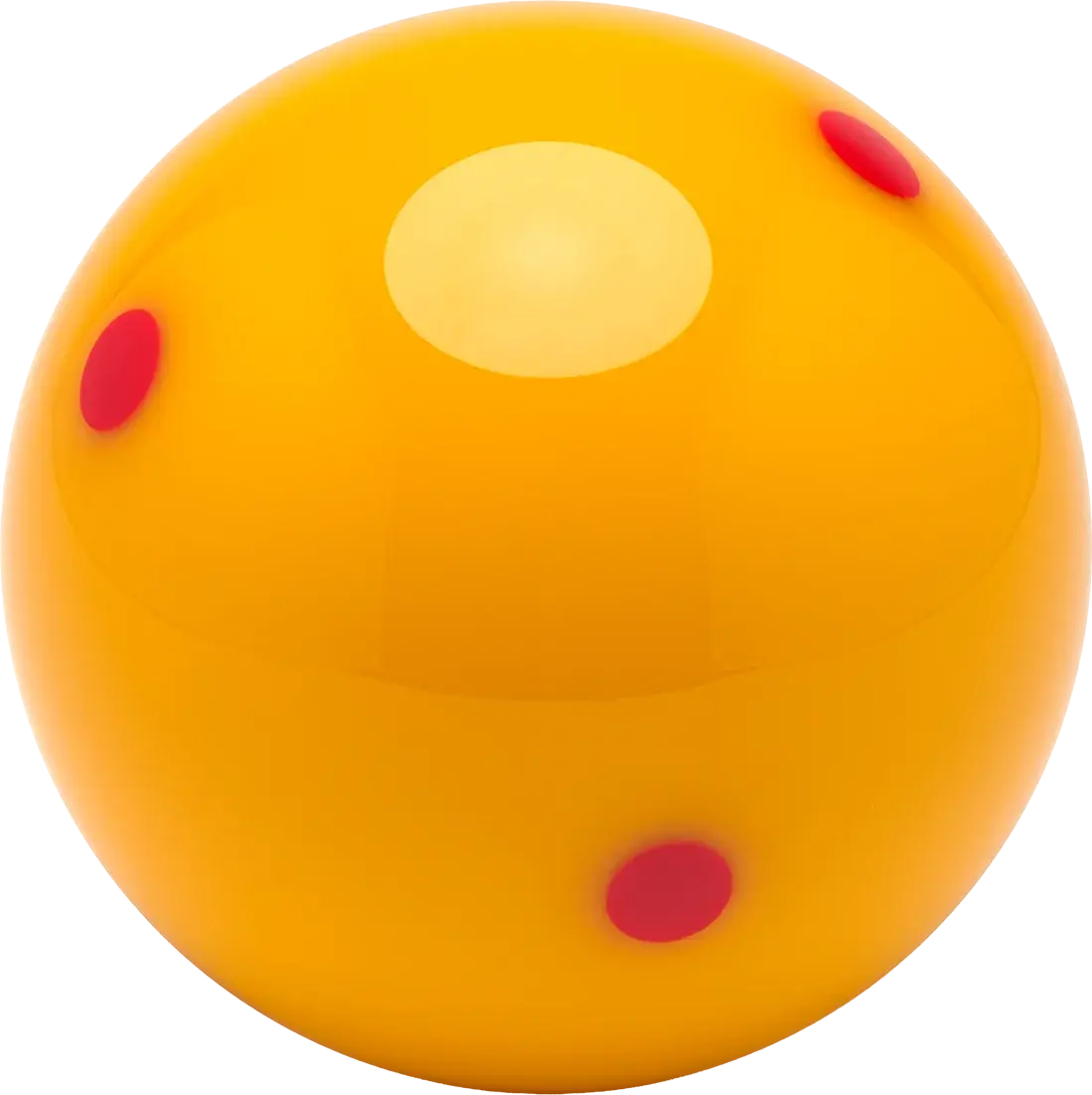 Куля Baekeland Pyramid Yellow with Six Dots 67мм изображение