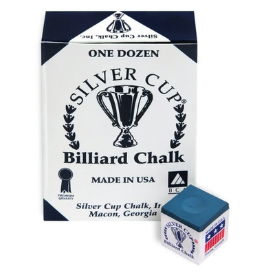 фотография товара Мел для бильярдного кия Silver Cup blue