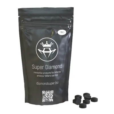 Наклейка для бильярдного кия Super Diamond Amateur Pro 100шт. изображение