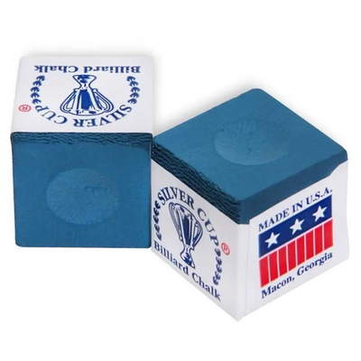 Мел для бильярдного кия Silver Cup blue изображение