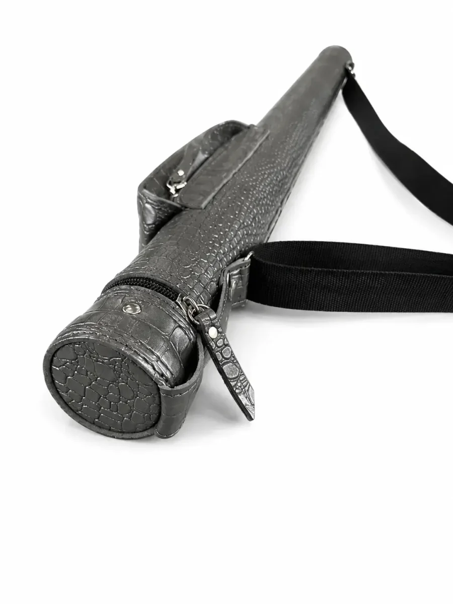 Super Diamond Більярдний кий, Сірий Crocodile Sew-on Pocket, 1 штука изображение