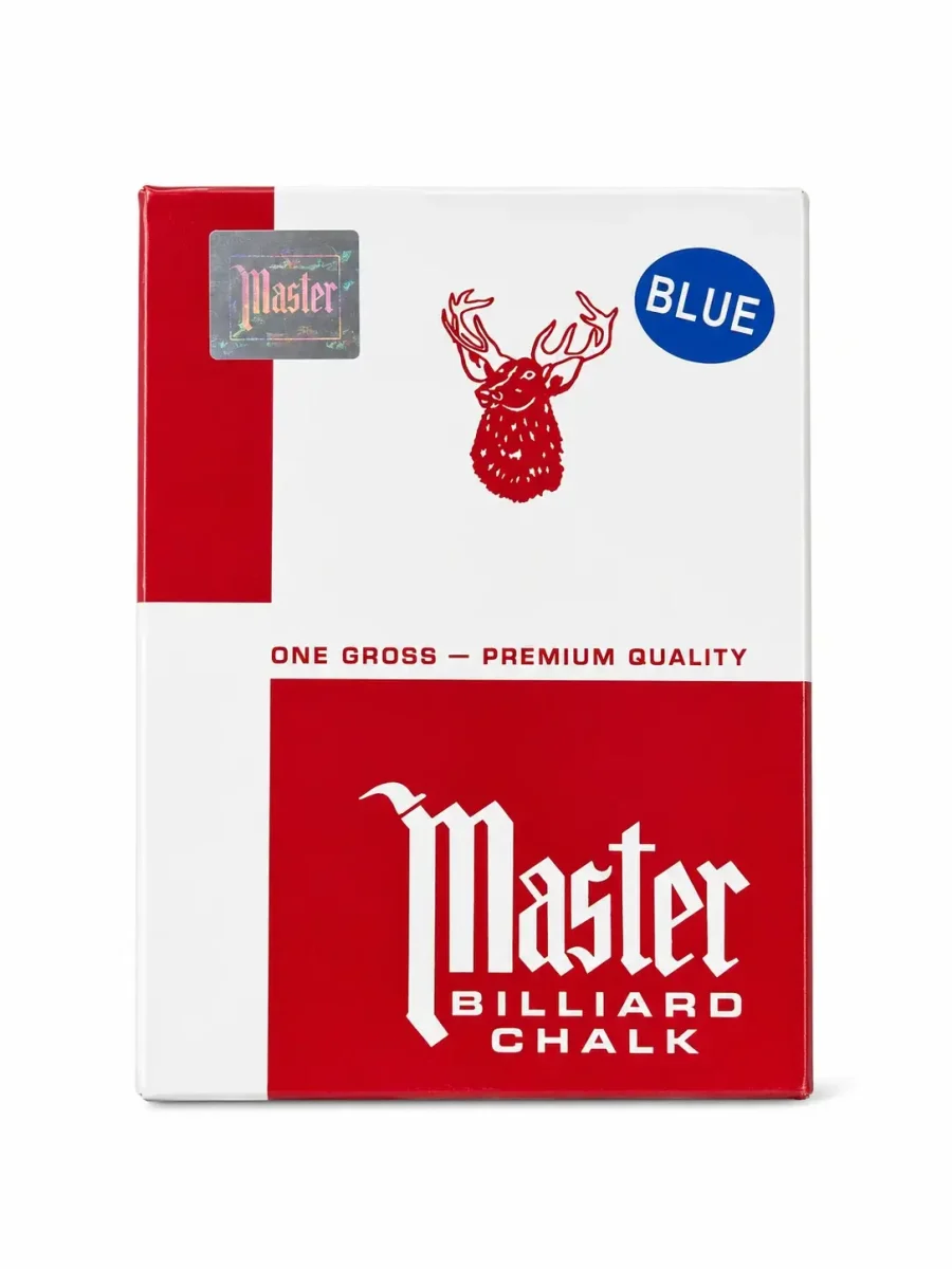 Крейда для більярдного кия Master Китай 144шт 1 сорт изображение