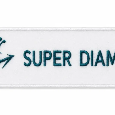 Нашивка на спину белая Super Diamond 1 шт. изображение