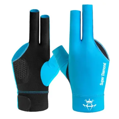 Super Diamond S Blue Right Більярдна рукавичка 1 штука изображение