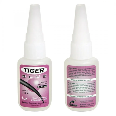 фотография товара Клей для наклеек Tiger Insta-Cure+Tip Glue 30мл