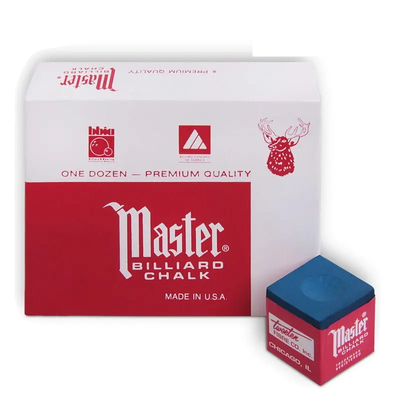 фотография товара Мел для бильярда MASTER blue 12 шт.