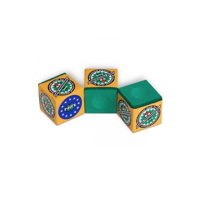 Мел для бильярдного кия NIR Super Professional зеленый 1 шт. изображение