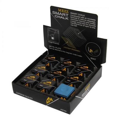 фотография товара Мел для бильярда MEZZ SMART CHALK SC9-B007 BLUE 1 шт
