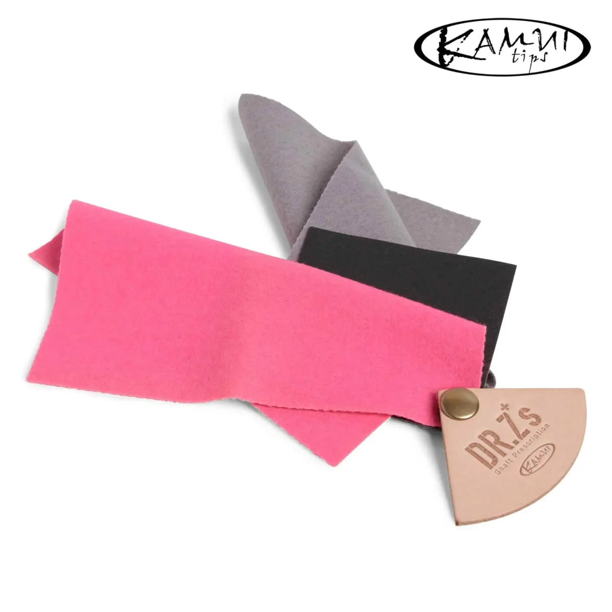 фотография товара nabor-salfetok-dlya-chistki-i-polirovki-bilyardnogo-kiya-kamui-dr.z-shaft-prescription-in-pink-and-gray-9