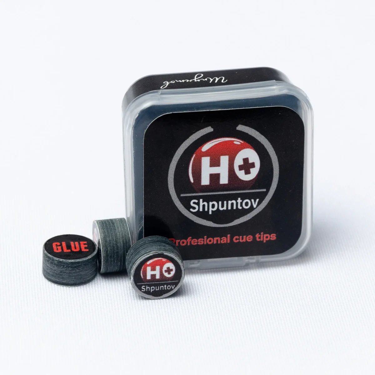 Наклейка для більярдного кика Shpuntov 13mm Hard Plus 1 штука. изображение