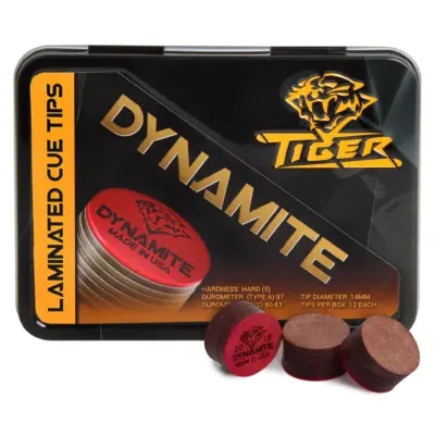 Наклейка для кия Tiger Dynamite 13мм Hard новый 1шт. изображение