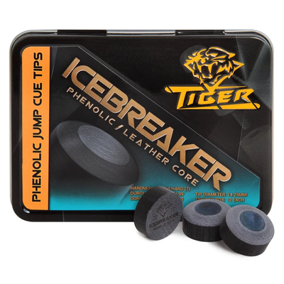 Наклейка для кия TIGER ICEBREAKER JUMP/BREAK Ø14,25 мм SUPER HARD+ 1 шт изображение