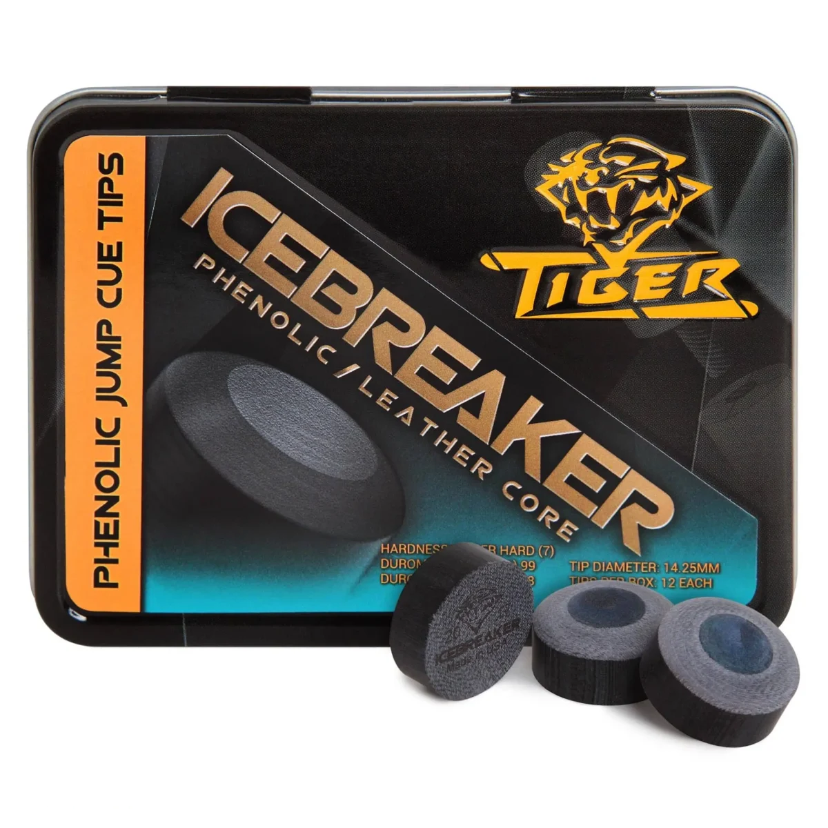 Наклейка для більярдного кия Tiger Icebreaker Jump/Break, 14,25 мм, Super Hard, 1 шт.