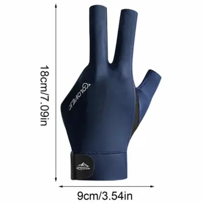 Перчатка для бильярда GO LOVE JOY синяя 1шт. изображение