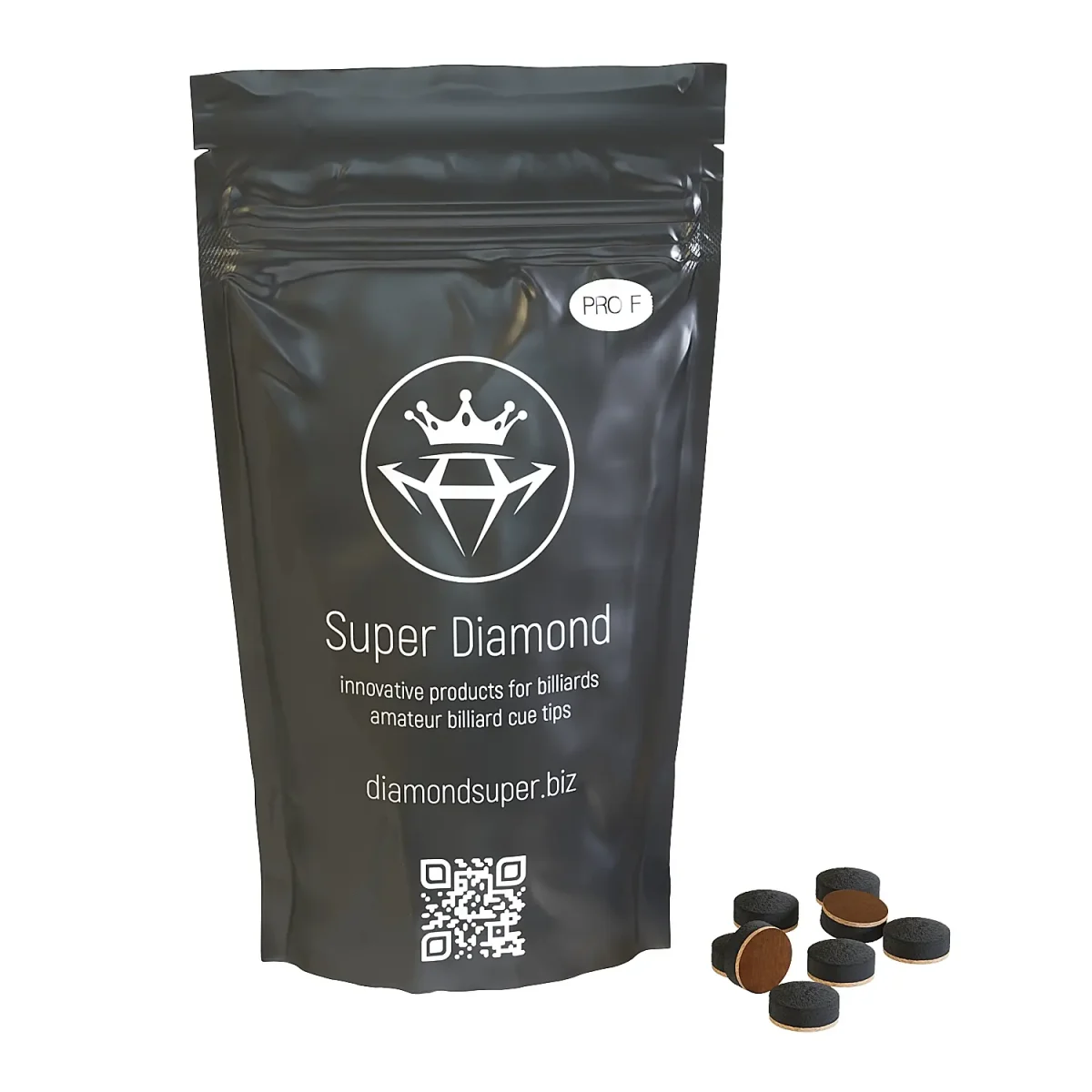 Наклейка для більярдного кийка Super Diamond Amateur Pro F 100 штук. изображение