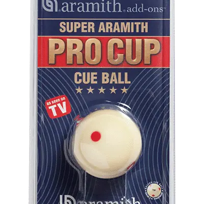 Шар тренировочный для снукера Super Aramith Pro-Cup cue ball блистер 1шт. изображение