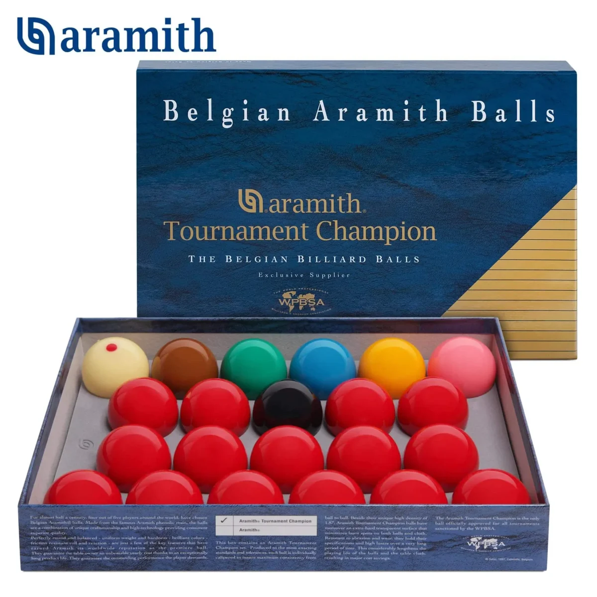 фотография товара 4мм (6)|Шары ARAMITH TOURNAMENT CHAMPION PRO-CUP SNOOKER Ø52
