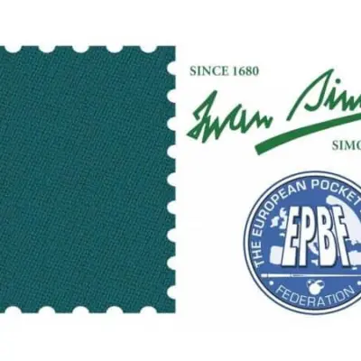 Сукно для більярду Iwan Simonis 760 195см Yellow Green 1 метр. изображение