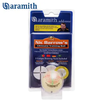 фотография товара trenirovochnyj-shar-snooker-aramith-nic-barrows-ultimate-training-ball-o524mm-blister-2-1