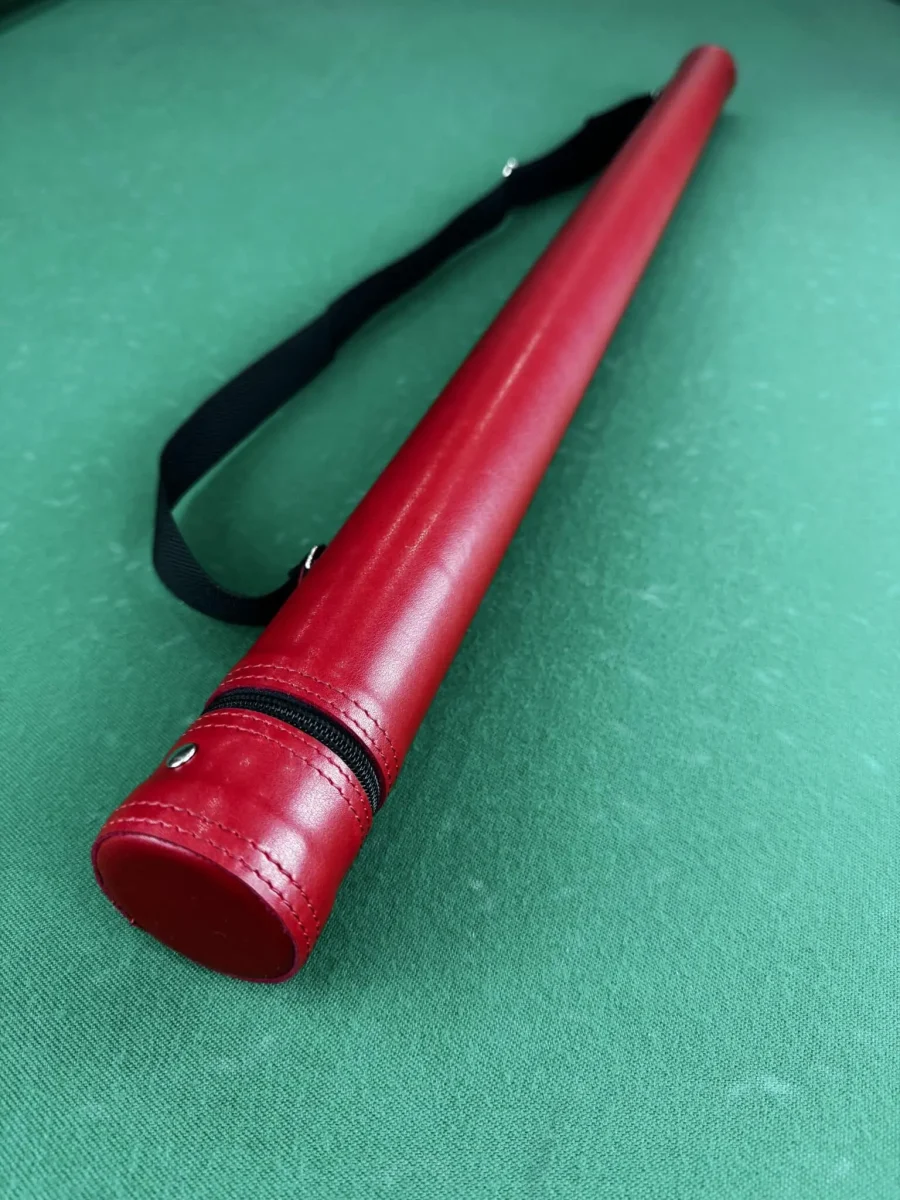 Super Diamond Pocketless Більярдна Кий Tube Red Smooth 1 штука. изображение
