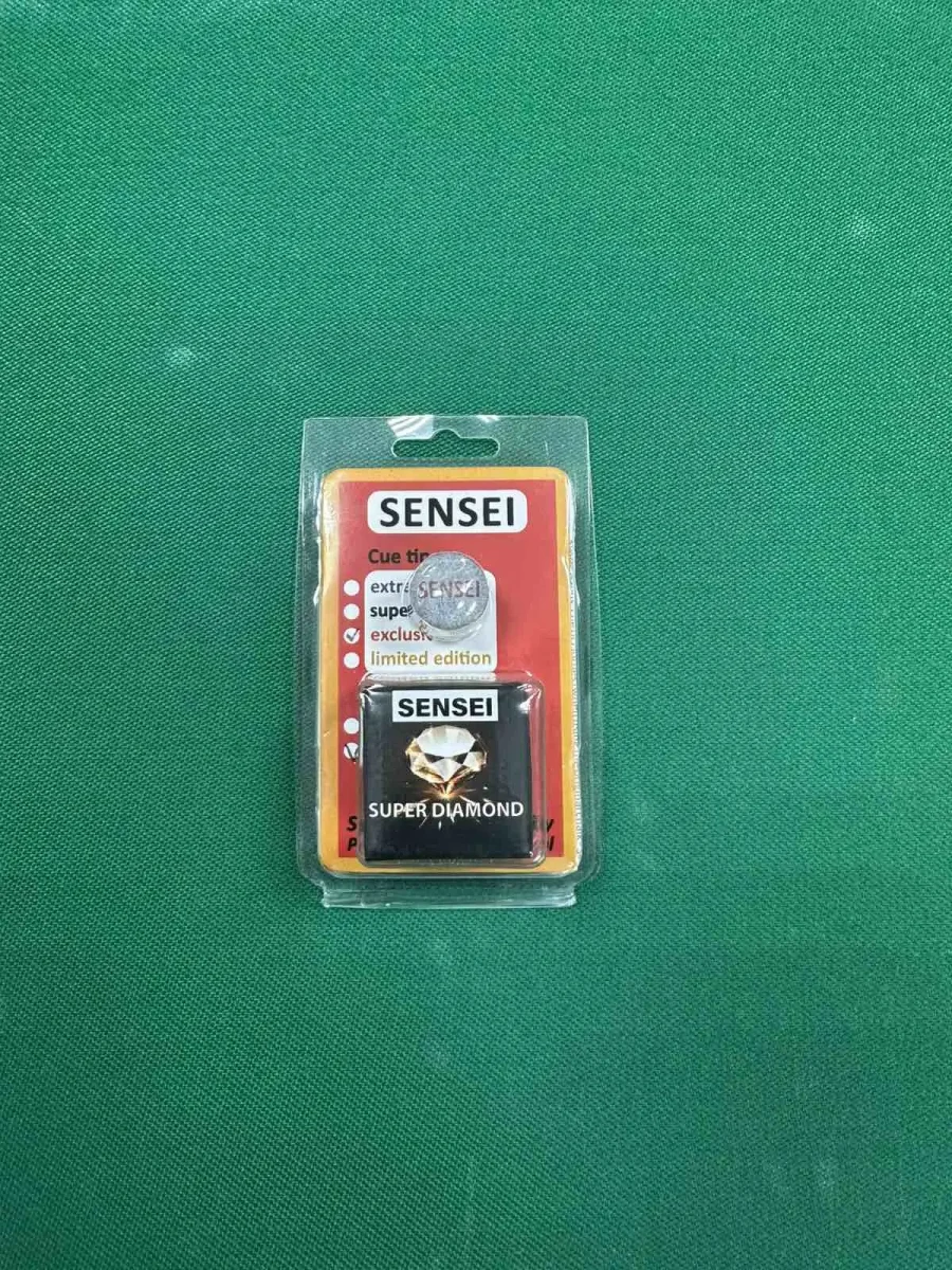 Наклейка для більярдного кия SENSEI Exciusive 14mm + Super Diamond у блістері 1 шт. изображение