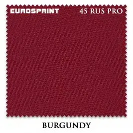 Сукно для більярду Eurosprint 45 Rus Pro 198см burgundy 1 метр изображение